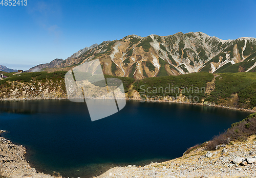 Image of Mikurigaike pond in Tateyama mountain