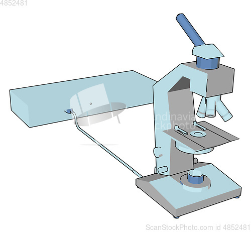 Image of A lab instrument science vector or color illustration
