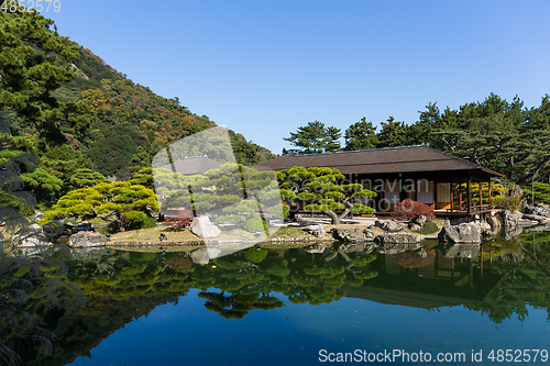 Image of Ritsurin Garden in Japan