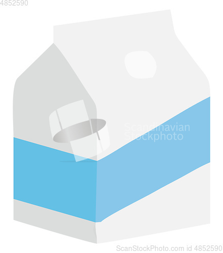 Image of Cardboard container to carry liquid drinks vector or color illus