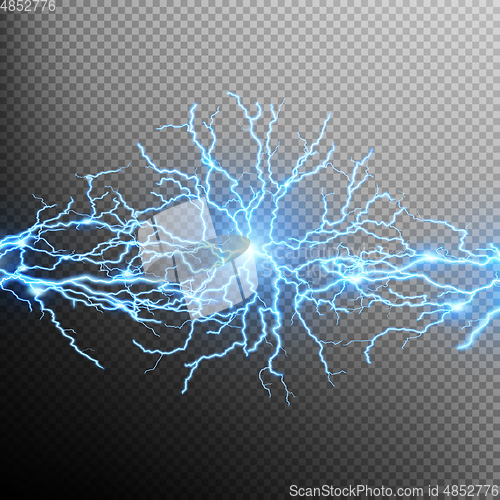 Image of Discharge of electricity. EPS 10