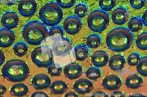 Image of abstract water drops texture