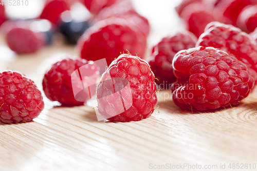 Image of Red raspberries
