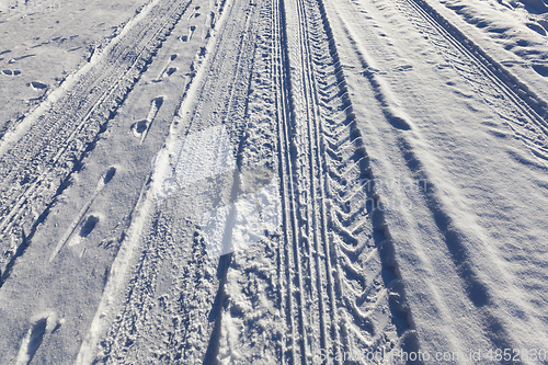 Image of Road under the snow