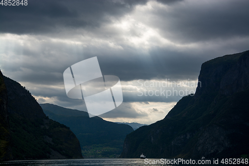 Image of Naeroyfjord, Sogn og Fjordane, Norway