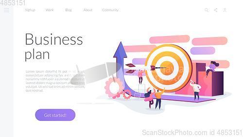 Image of Goals landing page concept