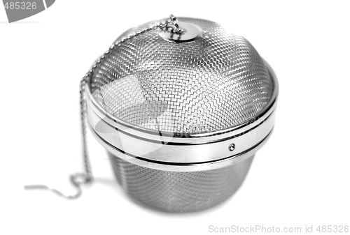 Image of round metal strainer