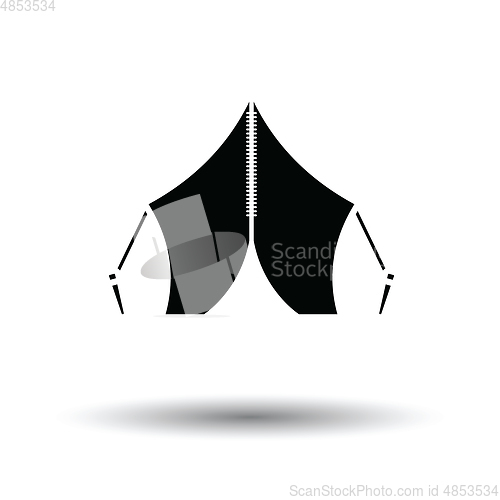 Image of Touristic tent icon