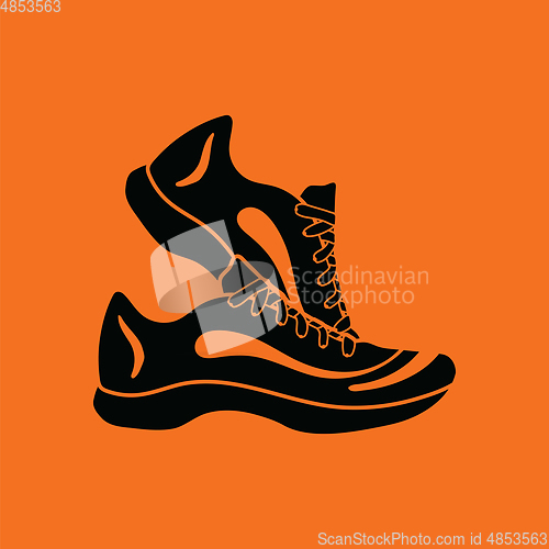 Image of Fitness sneakers icon