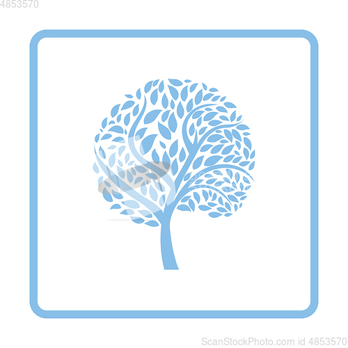 Image of Ecological tree leaves icon