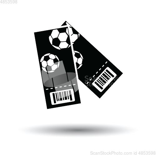 Image of Two football tickets icon