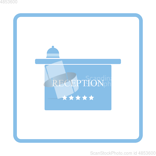 Image of Hotel reception desk icon