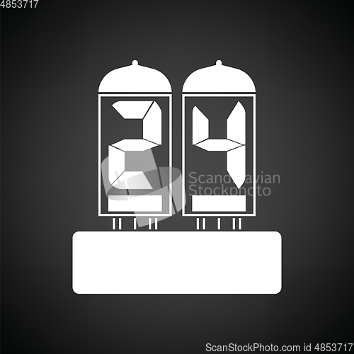 Image of Electric numeral lamp icon