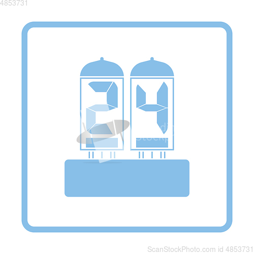 Image of Electric numeral lamp icon