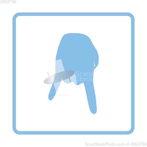 Image of Baseball catcher gesture icon