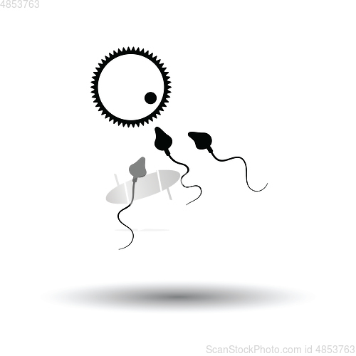 Image of Sperm and egg cell icon