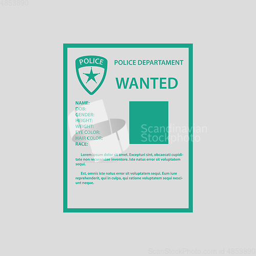 Image of Wanted poster icon