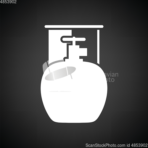 Image of Camping gas container icon