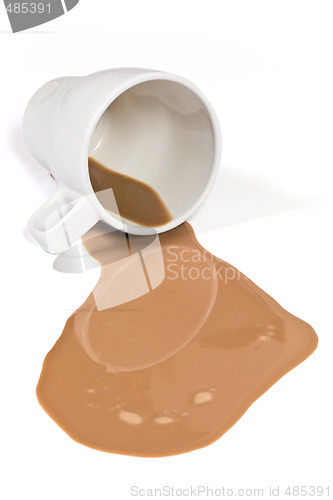 Image of Spilled chocolate milk