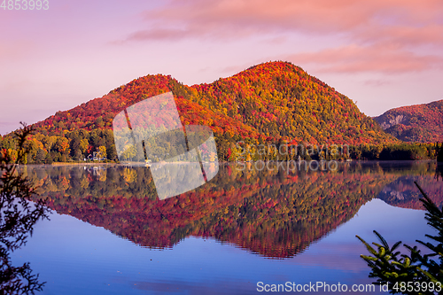 Image of Lac-Superieur, Mont-tremblant, Quebec, Canada