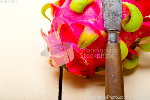 Image of fresh dragon fruit