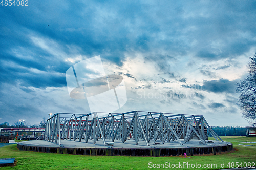 Image of Typical day at a large wastewater treatment plan facility