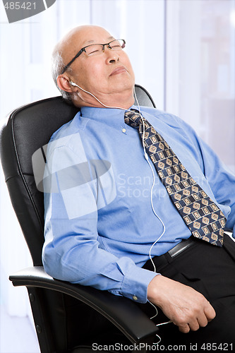 Image of Senior asian businessman