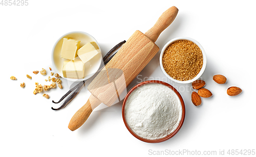 Image of composition of baking ingredients