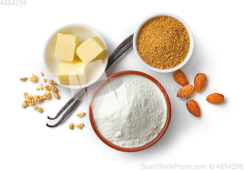 Image of composition of baking ingredients