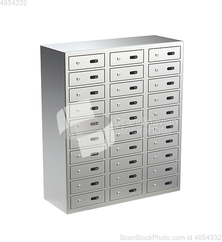 Image of Bank safety deposit boxes