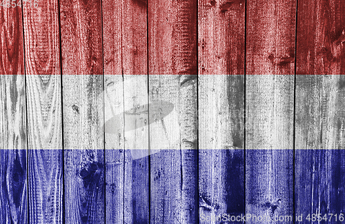 Image of Textured flag of the Netherlands in nice colors