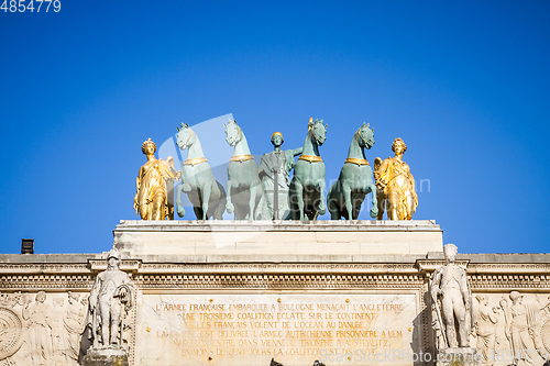 Image of Triumphal Arch of the Carrousel, Paris, France