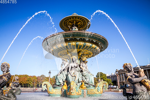 Image of Fountain of the Seas, Concorde Square, Paris