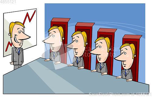 Image of board of directors cartoon