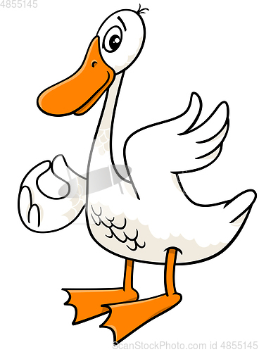 Image of goose farm animal character
