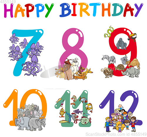 Image of birthday greeting card designs