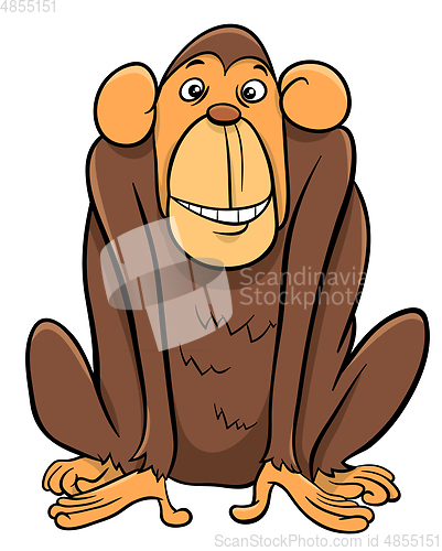 Image of ape animal character