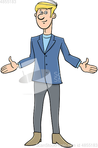 Image of businessman cartoon character