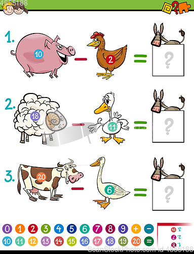 Image of subtraction game for kids