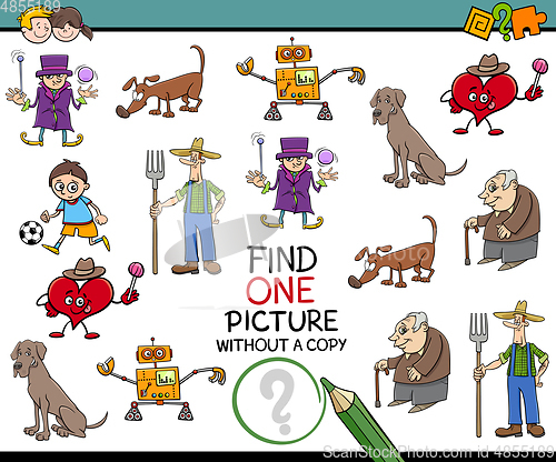 Image of find picture activity for kids