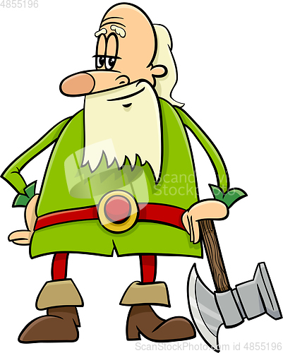 Image of dwarf cartoon character