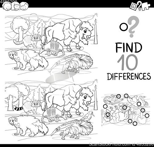 Image of difference activity with animals