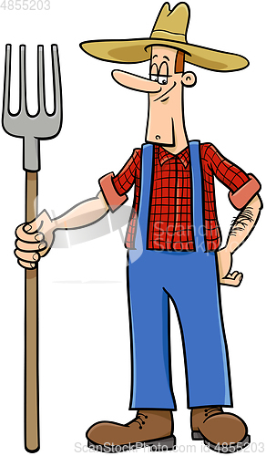 Image of farmer cartoon character