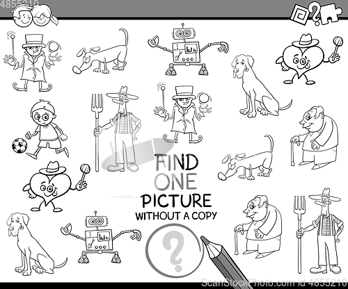 Image of find image coloring page