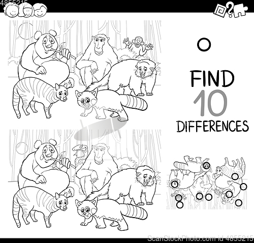 Image of difference activity with animals