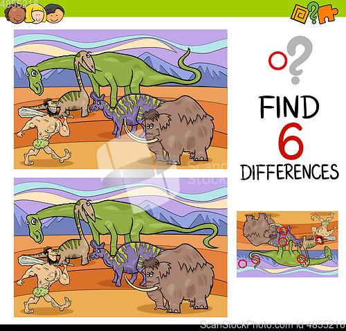 Image of activity of differences for kids