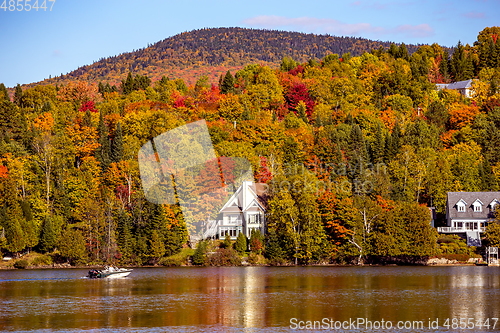 Image of Lac-Superieur, Mont-tremblant, Quebec, Canada