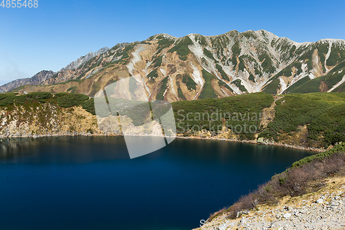 Image of Mount Tate and lake