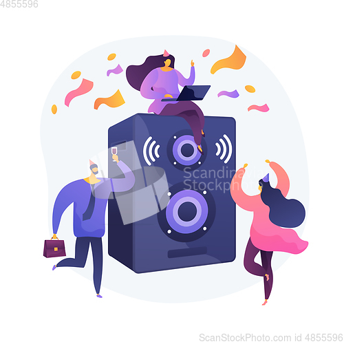 Image of Corporate event vector concept metaphor