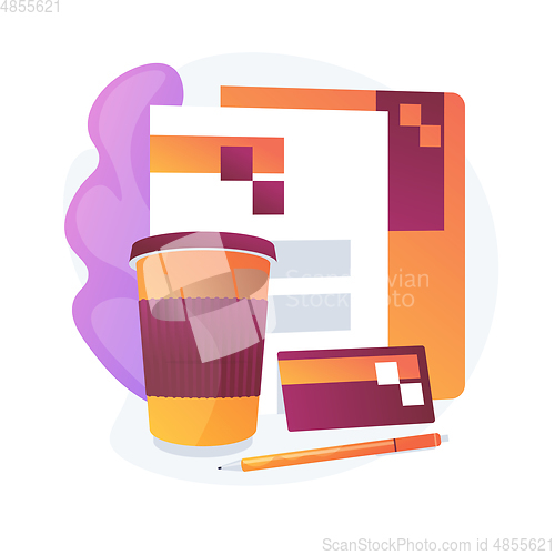 Image of Corporate identity vector concept metaphor.